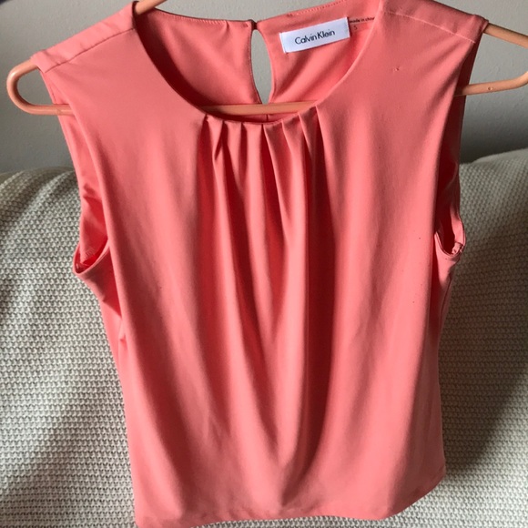 Calvin Klein Tops - Peach business top